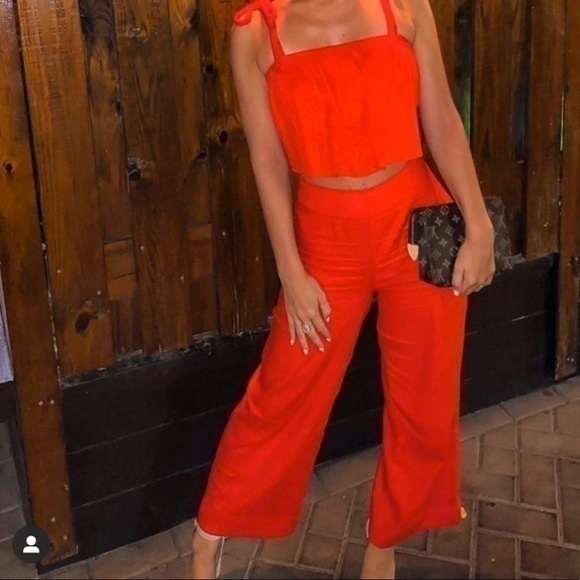 love, Fire Pants - NWT Love Fire High Waist Crop Pant Size XS